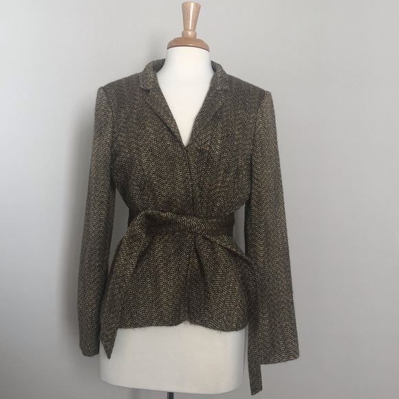 Oscar de la Renta Jackets & Blazers - Oscar de la Renta Tweed Blazer Size 12